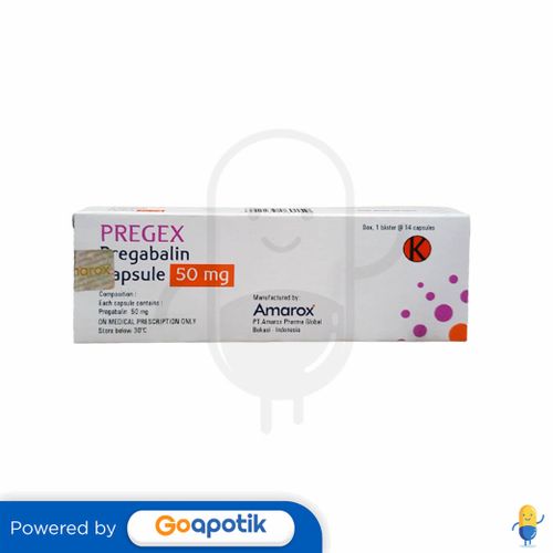 PREGEX 50 MG BOX 14 KAPSUL