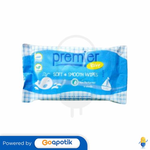 PREMIER WIPES SOFT & SMOOTH NON PERFUME 3 @10 LEMBAR