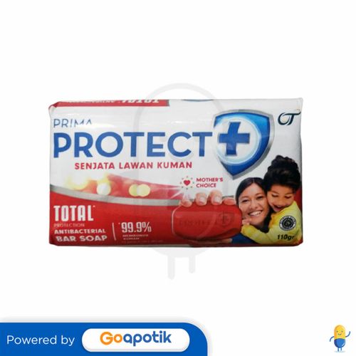 PRIMA PROTECT+ ANTIBACTERIAL BAR SOAP TOTAL PROTECTION 110 GRAM