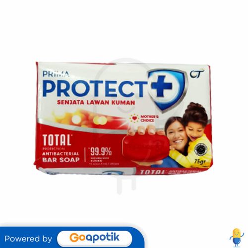 PRIMA PROTECT+ ANTIBACTERIAL BAR SOAP TOTAL PROTECTION 75 GRAM