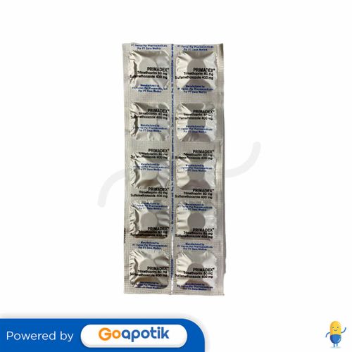 PRIMADEX 400/80 MG STRIP 10 TABLET