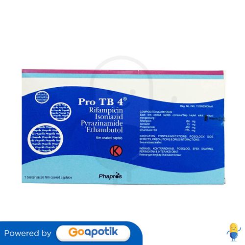 PRO TB 4 BOX ISI 28 TABLET