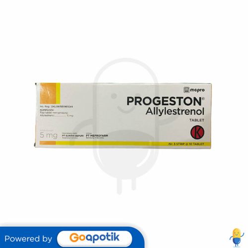 PROGESTON 5 MG BOX 30 TABLET