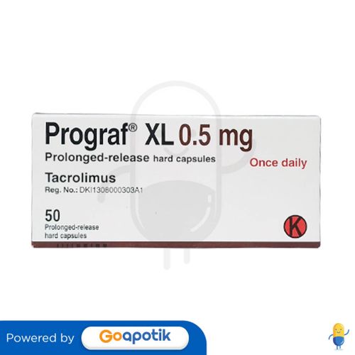 PROGRAF XL 0.5 MG BOX 50 KAPSUL