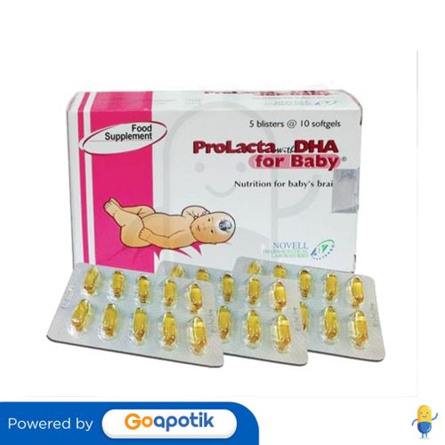 PROLACTA WITH DHA FOR BABY BOX 50 KAPSUL