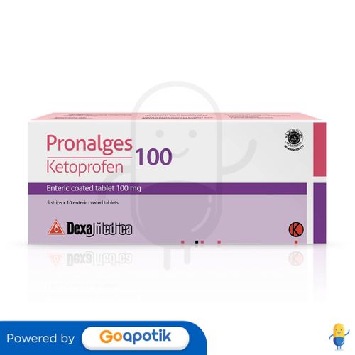 PRONALGES 100 MG BOX 50 TABLET