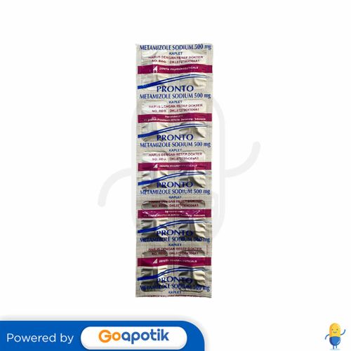 PRONTO 500 MG STRIP 10 KAPLET