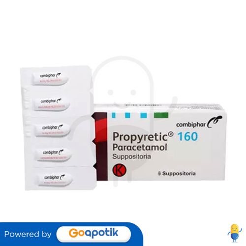 PROPYRETIC 160 MG SUPPOSITORIA BOX