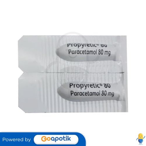PROPYRETIC 80 MG SUPPOSITORIA