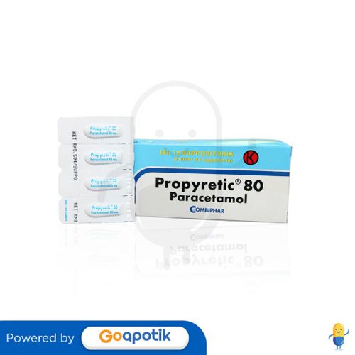 PROPYRETIC 80 MG SUPPOSITORIA BOX
