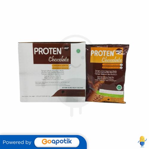 PROTEN GOLD CHOCOLATE 52 GRAM BOX 20 SACHET