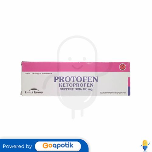 PROTOFEN 100 MG BOX 20 SUPPOSITORIA