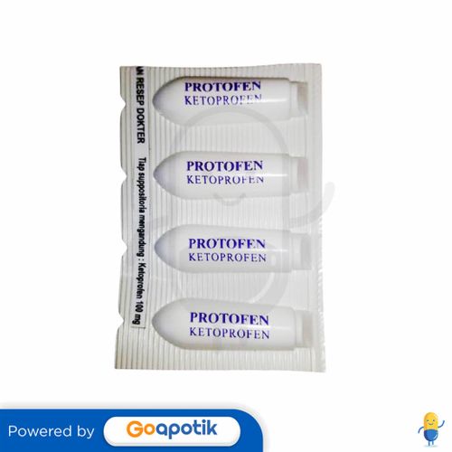 PROTOFEN 100 MG SUPPOSITORIA