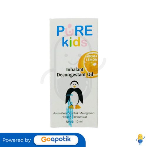 PURE KIDS INHALANT DECONGESTANT OIL AROMA LEMON 10 ML BOTOL