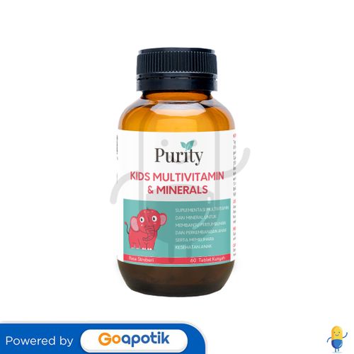 PURITY KIDS MULTIVITAMIN & MINERALS BOTOL 60 TABLET