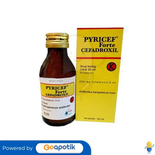 PYRICEF FORTE SIRUP KERING 60 ML