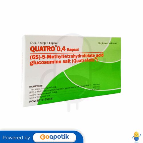 QUATRO 0.4 MG BOX 30 KAPSUL