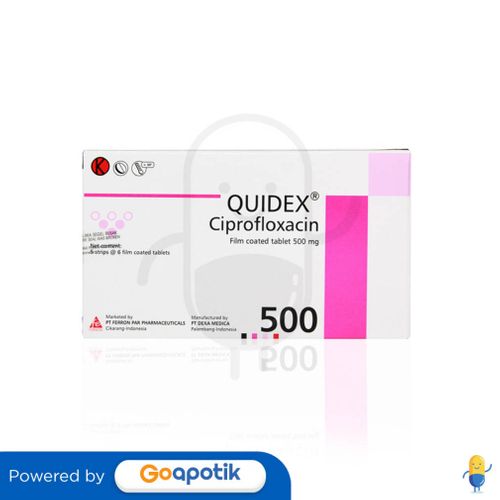 QUIDEX 500 MG BOX 30 TABLET