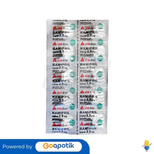 RAMIPRIL OGB DEXA MEDICA 2.5 MG STRIP 10 KAPLET / HIPERTENSI