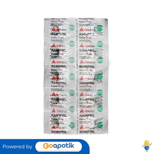 RAMIPRIL OGB DEXA MEDICA 5 MG STRIP 10 KAPLET / HIPERTENSI