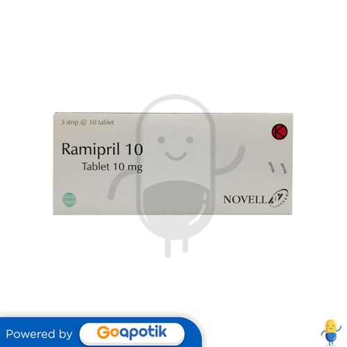 RAMIPRIL NOVELL 10 MG BOX 30 TABLET