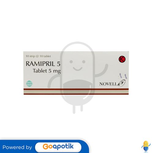 RAMIPRIL NOVELL 5 MG BOX 100 TABLET