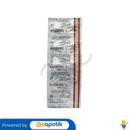 RAMIPRIL NOVELL 5 MG TABLET