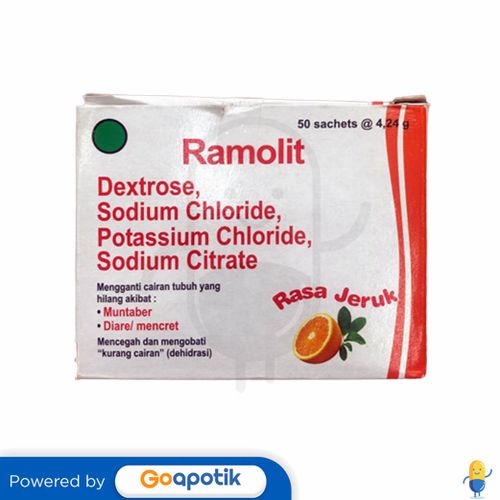 RAMOLIT RASA JERUK SERBUK 4.24 GRAM BOX 50 SACHET