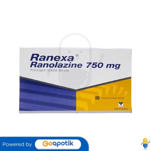 RANEXA 750 MG BOX 60 TABLET