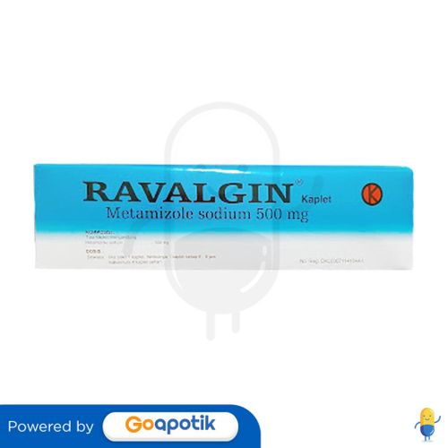 RAVALGIN 500 MG BOX 100 KAPLET