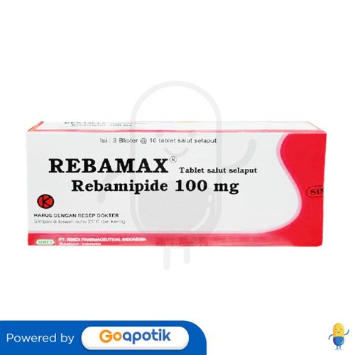 REBAMAX 100 MG BOX 30 TABLET