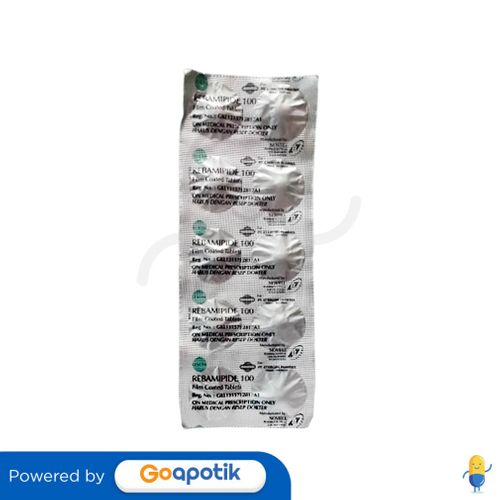 REBAMIPIDE ETERCON 100 MG STRIP 10 TABLET