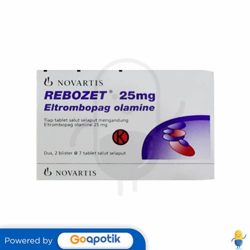 REBOZET 25 MG BOX 14 TABLET