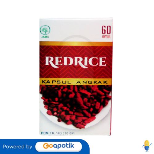 REDRICE KAPSUL ANGKAK BOTOL 60 KAPSUL