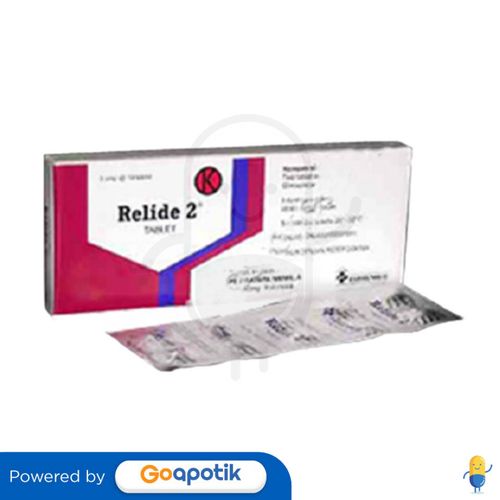 RELIDE 2 MG BOX 30 TABLET
