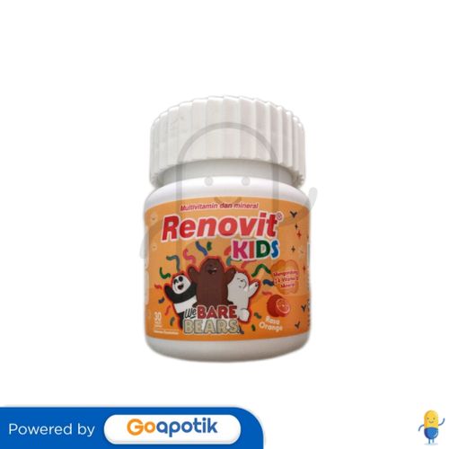 RENOVIT KIDS RASA ORANGE BOTOL 30 TABLET