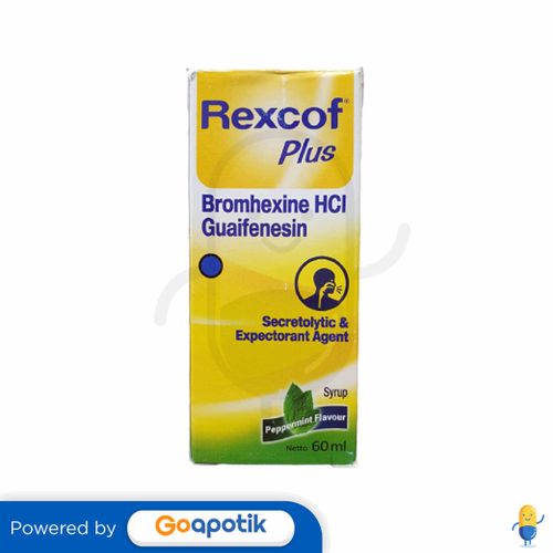 REXCOF PLUS SYRUP 60 ML BOTOL