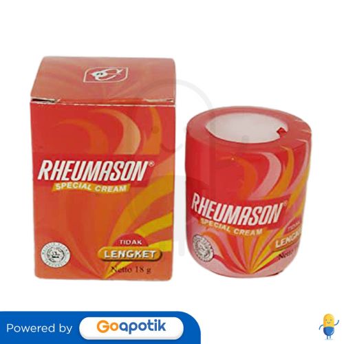 RHEUMASON SPECIAL CREAM 18 GRAM - Kegunaan, Efek Samping, Dosis dan