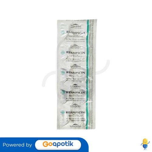 RIFAMPICIN KIMIA FARMA 450 MG STRIP 10 KAPLET