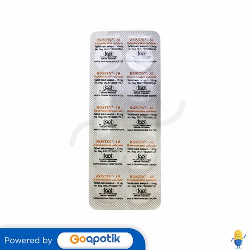 ROSTIN 10 MG STRIP 10 TABLET