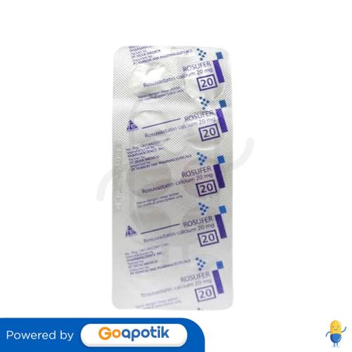 ROSUFER 20 MG STRIP 10 TABLET