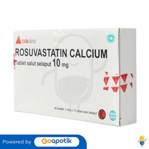 ROSUVASTATIN CALCIUM OGB DEXA MEDICA 10 MG BOX 30 TABLET / KOLESTEROL