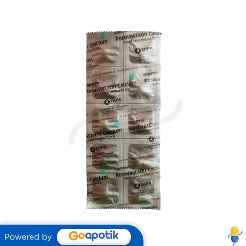 ROSUVASTATIN CALCIUM DIPA 20 MG STRIP 10 TABLET