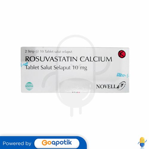 ROSUVASTATIN CALCIUM NOVELL 10 MG BOX 20 TABLET