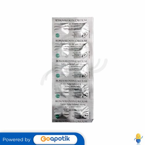 ROSUVASTATIN CALCIUM NOVELL 10 MG STRIP 10 TABLET