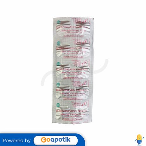 ROSUVASTATIN CALCIUM NOVELL 20 MG STRIP 10 TABLET