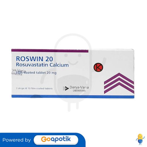 ROSWIN 20 MG BOX 30 TABLET