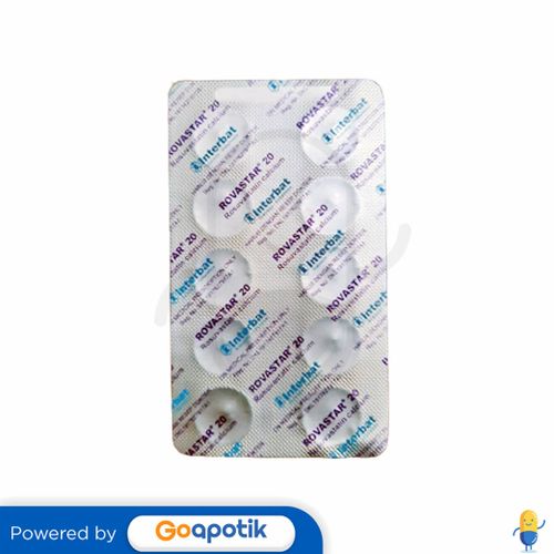 ROVASTAR 20 MG TABLET