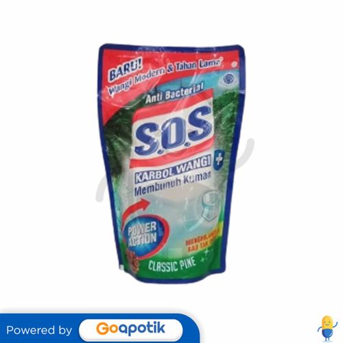 S.O.S KARBOL CLASSIC PINE 750 ML POUCH