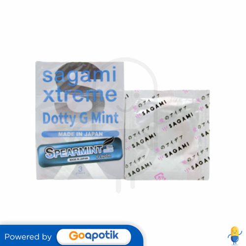 SAGAMI KONDOM XTREME DOTTY G MINT 3 PCS